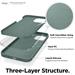 Elago kryt Silicone Case pre iPhone 12/12 Pro - Midnight Green ES12SC61-MGR