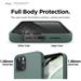 Elago kryt Silicone Case pre iPhone 12/12 Pro - Midnight Green ES12SC61-MGR
