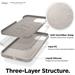 Elago kryt Silicone Case pre iPhone 12/12 Pro - Stone ES12SC61-ST