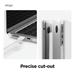 Elago kryt Ultra Slim Case pre Macbook Air 13" M2/M3 2022/2024 - Frosted Clear EMBAIR13.6M2SM-SFCL