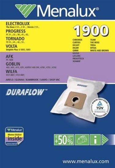 ELECTROLUX Menalux 1900 5ks sackov 3023372025515