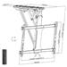Elektrický stropní držák Tv Fiber Mounts M8C80