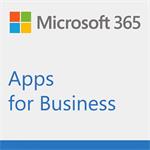 Elektronická licence: Microsoft CSP Microsoft 365 Apps for business předplatné 1 měsíc, vyúčtování ročně AAA-10635