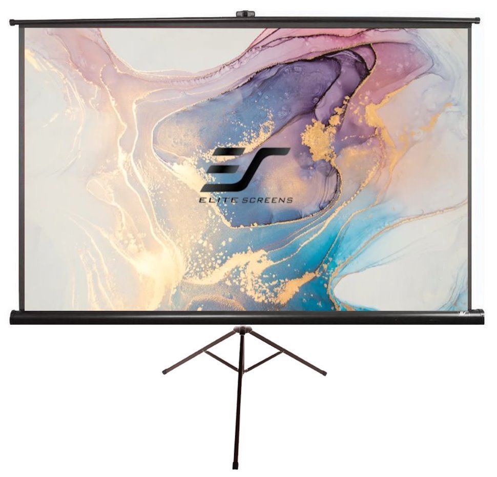 ELITE SCREENS plátno mobilní trojnožka 120" (304,8 cm)/ 16:9/ 150,1 x 266,7 cm/ Gain 1,1/ case černý T120UWH