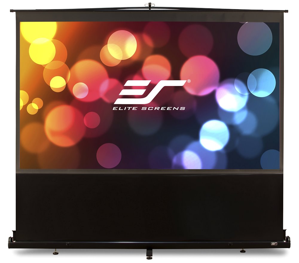 ELITE SCREENS plátno teleskopické od podlahy vzhůru 150" (381 cm)/ 4:3/ 228,6 x 304,8 cm/ Gain 1,1/ case černý F150NWV