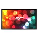 ELITE SCREENS plátno v pevném rámu 100" (254 cm)/ 16:9/ 124,4 x 221,4 cm/ Gain 1,1/ rám černý 6 cm ER100WH1