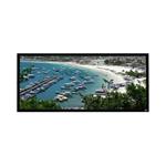 ELITE SCREENS plátno v pevném rámu CINEMA Scope 103" (261,6 cm)/ 2,35:1 / 102,9 x 241,7 cm/ Gain 1,1/ rám č R103WH1-Wide