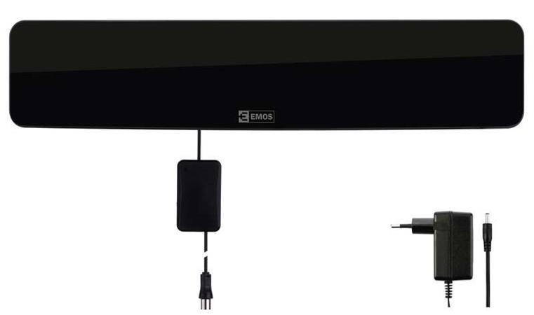 Emos anténa HDC3 - DVB-T2/T anténa pokojová, aktivní 46 dBi, LTE filtr 2702021000