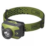 EMOS ČELOVKA CREE LED + ČERVENÁ LED S FOCUSOM 3×AAA P3539