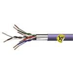 Emos FTP kabel CAT 5e LSZH, drát, měď (Cu), AWG24, šedý, 305m, box 2309110020