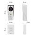 Emos GoSmart Domovní bezdrátový bateriový videozvonek IP-09D s wifi a solárním panelem 3010040300