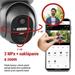 EMOS GoSmart Vonkajšia otočná kamera IP-6000 OWL s 4G/LTE, šedá H4058