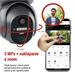 EMOS GoSmart Vonkajšia otočná kamera IP-6000 OWL s 4G/LTE, šedá H4058