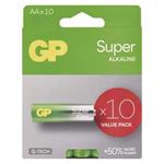 EMOS GP Alkalická batéria GP Super LR6 (AA) 10ks B0121G