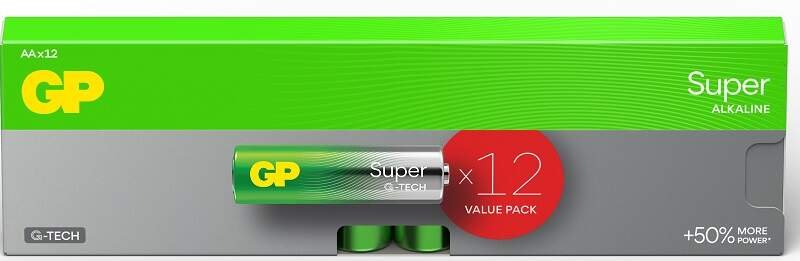 EMOS GP Alkalická batéria GP Super LR6 (AA), 12 ks B0124T