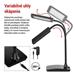 Emos LED stolní lampa Eddy, 6W, 360 lm, stmívatelná + barva světla, černá 1538150200