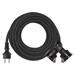 Emos P0602 Gumový predlžovací kábel 15m 1,5mm guma IP44 8592920069790