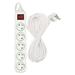 EMOS Predlzovaci kabel 16A (5zás. + vypínač) 10M P1510R