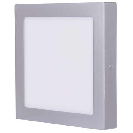 Emos přisazené LED svítidlo, čtverec 18W/100W, NW neutrální bílá, IP20, stříbrné 1539067160