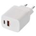 EMOS USB adaptér do siete PD, 1x USB-A a 1x USB-C, 20 W max. V02G20