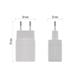 EMOS USB adaptér do siete PD, 1x USB-A a 1x USB-C, 20 W max. V02G20