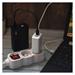 EMOS USB adaptér do siete PD, 1x USB-A a 2x USB-C, 65 W max. V05G65