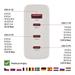 EMOS USB adaptér do siete PD, 1x USB-A a 3x USB-C, 120 W max. V06G120