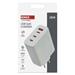 EMOS USB adaptér do siete PD, 1x USB-A a 3x USB-C, 120 W max. V06G120