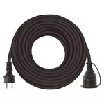 Emos Venkovní prodlužovací kabel 25 m / 1 zásuvka / černý / guma-neopren / 230 V / 2,5 mm2 1901012504