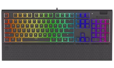 Endorfy herní klávesnice Omnis Pudd.Kaihl BL RGB /USB/ blue switch / drátová / mechanická / US layout / černá RG EY5A031