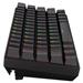 Endorfy herní klávesnice Thock Compact RD RGB /USB/ red sw. / bezdrátová / mechanická / US layout / mini /černá EY5A068