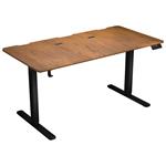 Endorfy herní stůl Atlas L electric Dark Wood / 150x76cm / nosnost 80kg / el. nastavení výšky (72-120cm) / tmavé EY8E006