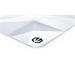 Endorfy podložka pod myš Crystal L Onyx White / 450×400×3 mm / voděodolná / bílá EY6B009