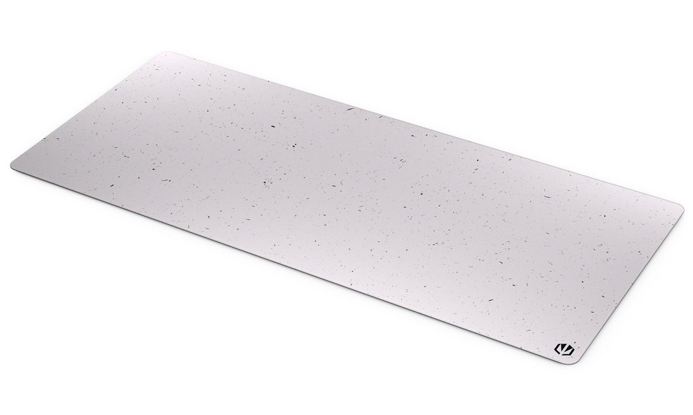 Endorfy podložka pod myš Stoneflow White XL / 900x400x3 / voděodolná / obšitá / gumová spodní vrstva / bílý káme EY6B018