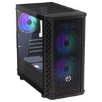 Endorfy skříň Signum M30 ARGB / microATX / 3x120mm ARGB fan / 2xUSB / USB-C / tvrzené sklo / černá EY2A020