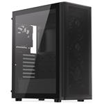 Endorfy skříň Ventum 400 Air / ATX / 4x120mm fan / 2xUSB 3.0 / USB-C / mesh panel / tvrzené sklo / černá EY2A024