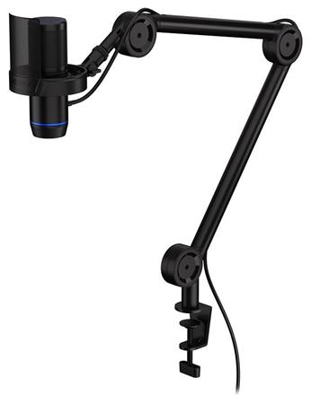 Endorfy Solum 2 Boom Arm,Mikrofon, kondenzátorový, kardioidní, rameno, pop-up filtr, dotykové ztlumení, LED sign EY1B020