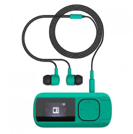 ENERGY MP3 Clip Mint (8GB, MicroSD, FM, sluchátka) 426478
