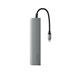 Epico 6v1 Alu Hub 8K s USB-C konektorem - šedá 9915112100068