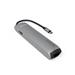 Epico 6v1 Slim Hub 8K s USB-C konektorem - šedá 9915112100070