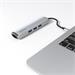 Epico 6v1 Slim Hub 8K s USB-C konektorem - stříbrná 9915112100069