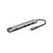 Epico 7v1 Multimedi Hub 8K s USB-C konekt. - šedá 9915112100071