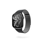 Epico Magnetic+ Silikonový remienok pre Apple Watch SE (40mm)/Series 1-9 (38/40/41mm) 10-11 (42mm) - čier 63318101300005
