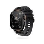 Epico Rubber Pro remienok s nerezovým zapínaním pre Apple Watch 49/46/45/44/42mm - čierna 63318101300006