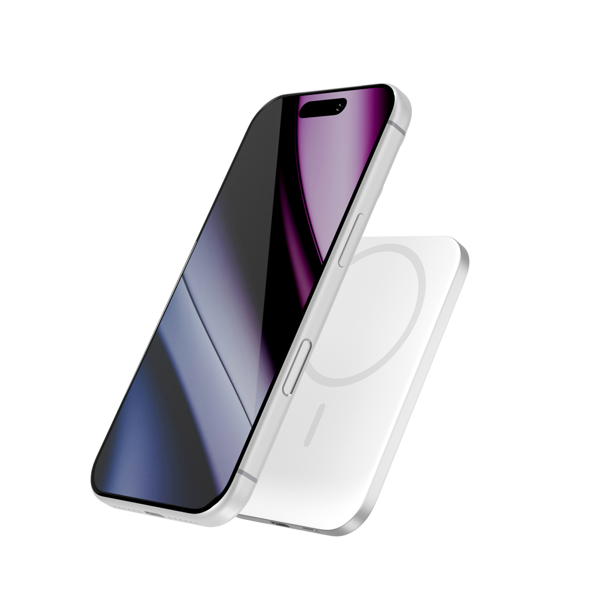 Epico Slim 3000mAh Mag+ powerbanka EM31b - stříbrná 9915112100104