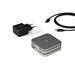 EPICO UltraBase EF45 3in1 Fold Alu Mag+ Charging Stand - titanová 9915112100087