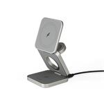 EPICO UltraBase EF45 3in1 Fold Alu Mag+ Charging Stand - titanová 9915112100087