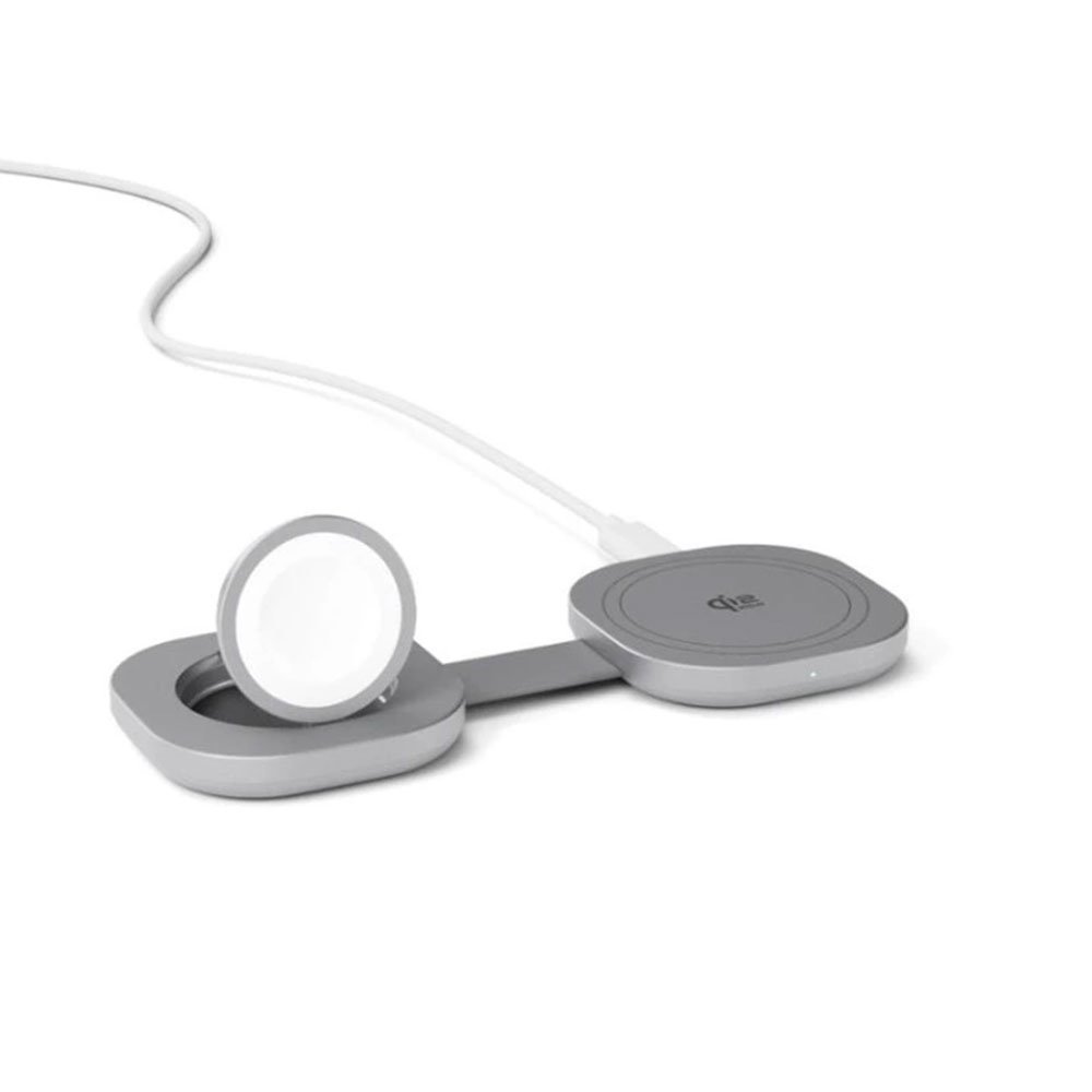 Epico UltraBase Qi2 25W 2in1 Fold Metal Mag+ Wireless Charger EF35 - silver 9915112100107
