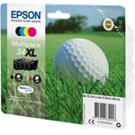 Epson 34XL - 4-balení - XL - černá, žlutá, azurová, purpurová - originál - blistr - inkoustová cart C13T34764010