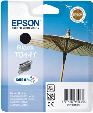 Epson atrament S C64/C66/C84/CX3650/CX6400 black C13T04414010